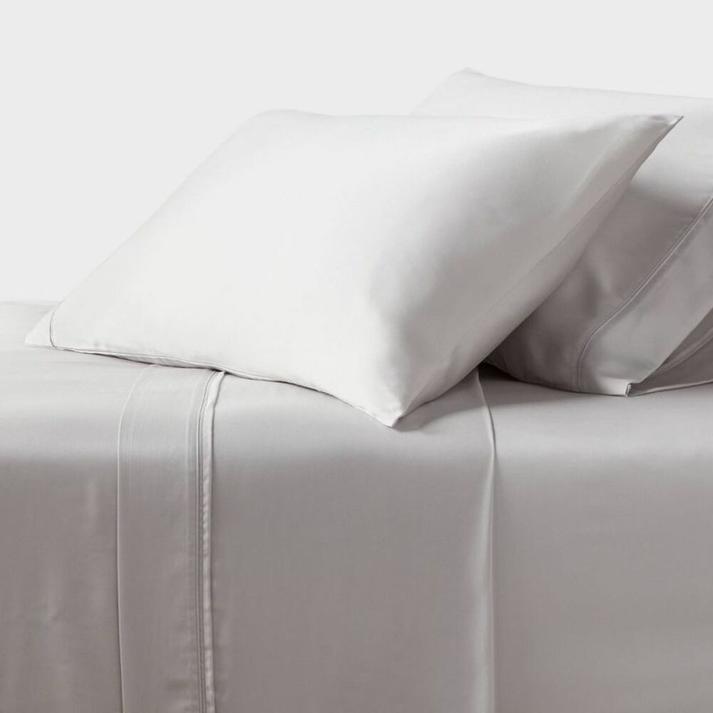 Threshold - Twin/Twin XL 320 Thread Count Cool TENCEL Lyocell  Light Gray
